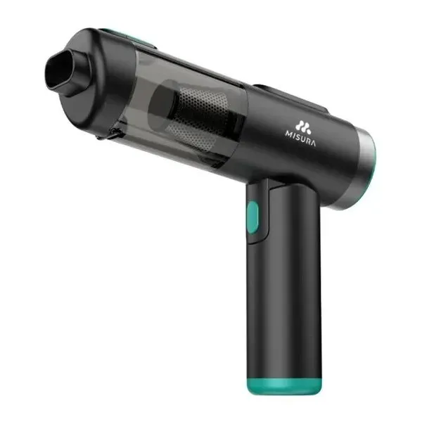 MISURA bezdrátový vysavač do auta MA01 Pro, skládací, přenosný, sací tlak 19000 Pa, baterie 7800 mAh, USB-C, černý