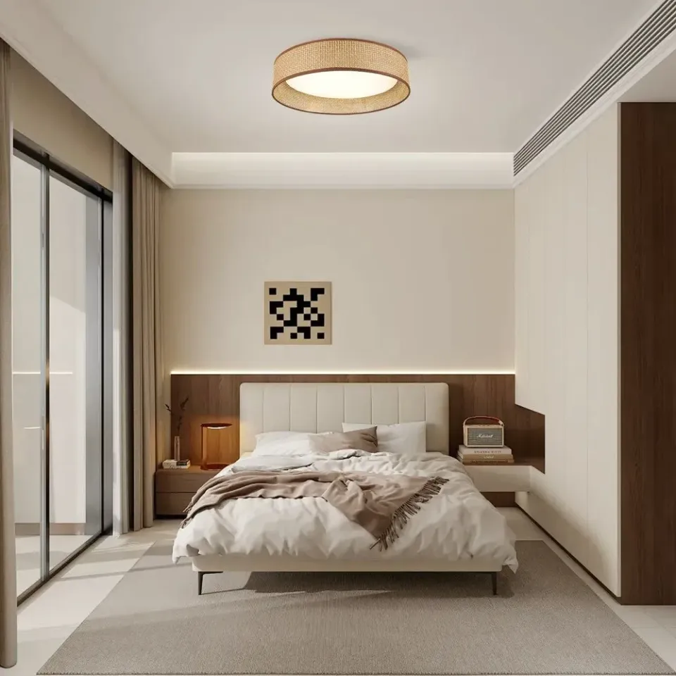 IMMAX NEO LITE LONA SMART LED stropní svítidlo, 36W, CCT, Wi-Fi, TUYA, BEACON, hnědo-béžové