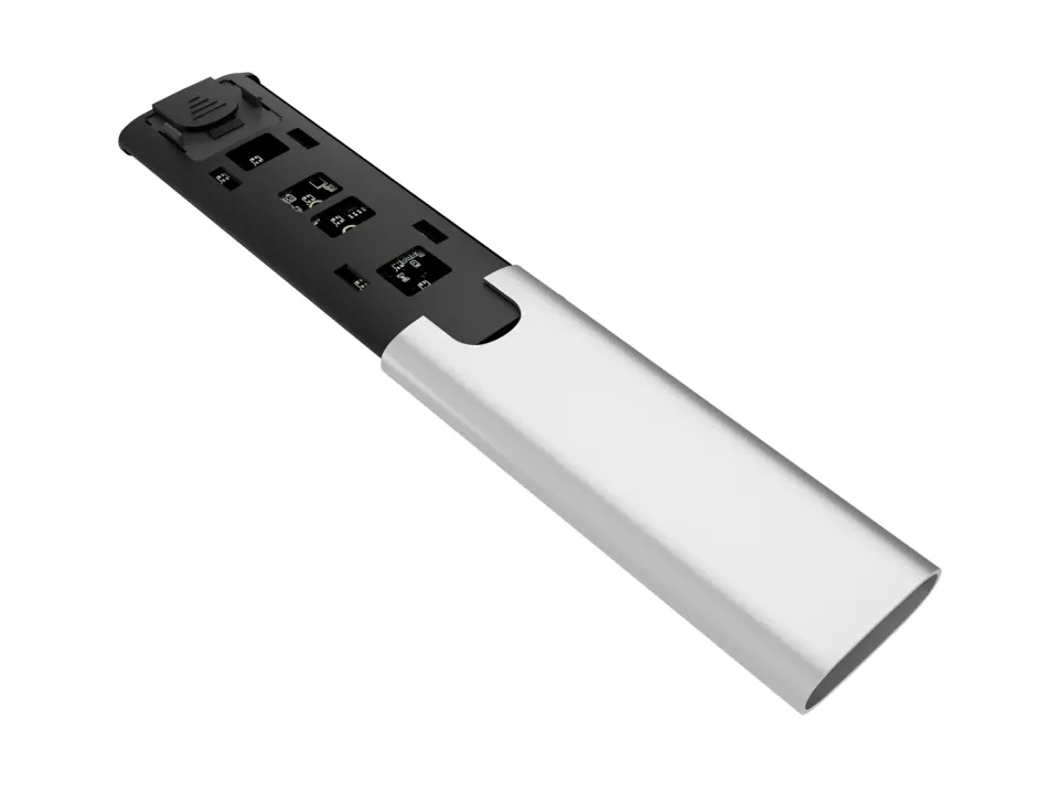 Externí box pro SSD Natec RHINO M.2 NVME LITE USB-C 3.2 GEN 2, hliníkové tělo, ARCTIC SILVER