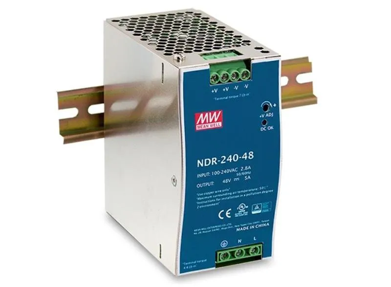 MEANWELL NDR-240-24 Prům. nap. zdroj 24V 10A