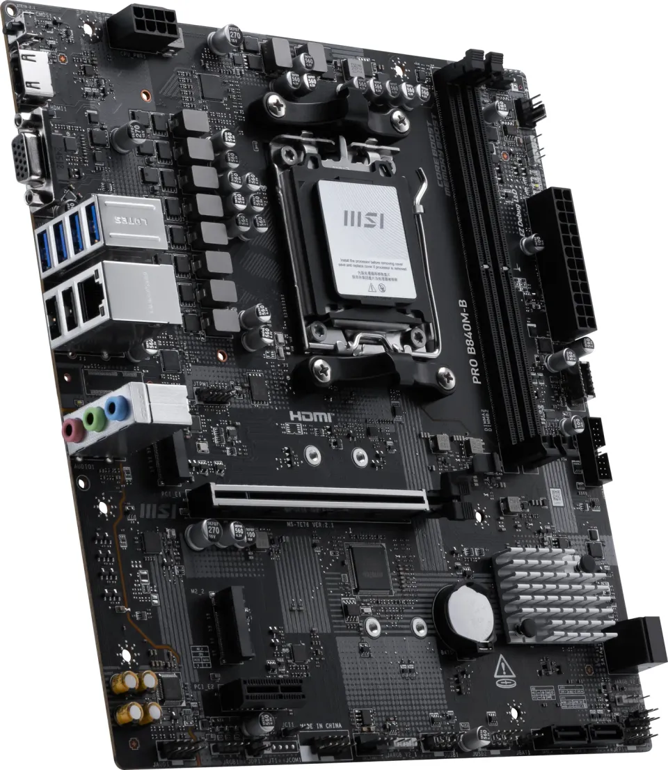 MSI PRO B840M-B/AM5/2x DDR5 UDIMM/mATX