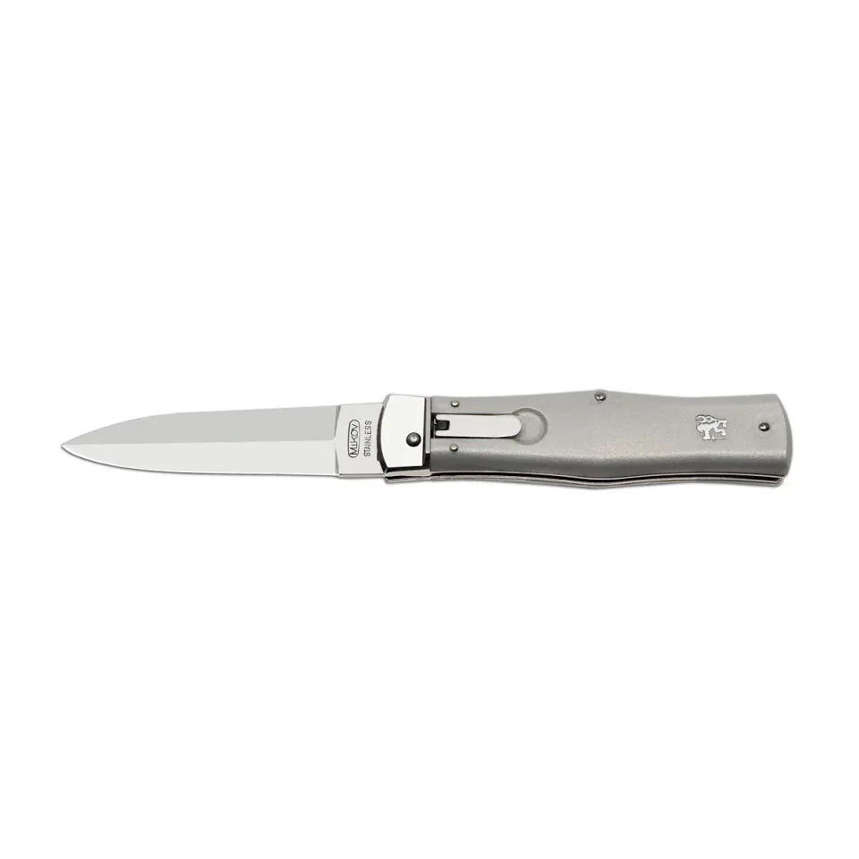 Vyhazovací zavírací nůž PREDATOR s klipem 241-NH-1/KLIP barevné provedení šedá