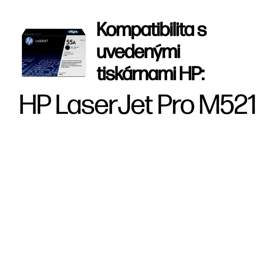 HP tisková kazeta černá, CE255A