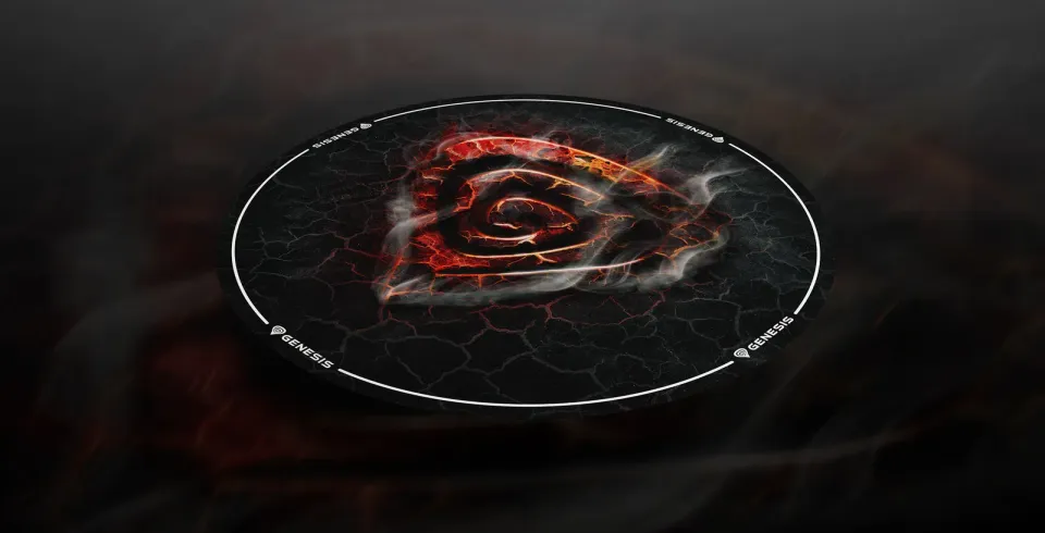 Genesis ochranná rohož TELLUR 400 ROUND LAVA 100CM