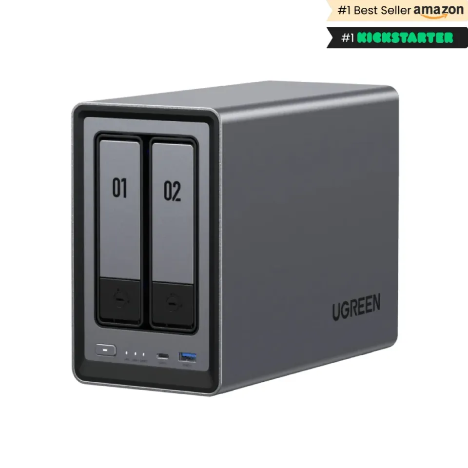 UGREEN NASync DXP2800 (4C/IntelN100/3,4GHz/8GBRAM/2xSATA/2xM.2/1x2,5GbE/2xUSB2.0/2xUSB3.2/1xUSB-C/HDMI)