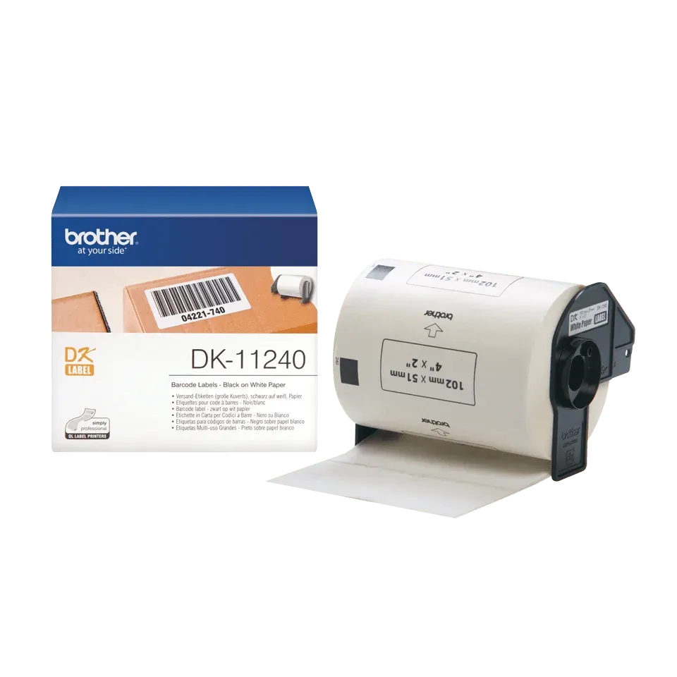 Brother - DK 11240 (papírové / barcode - 600 ks) 102 x 51 mm