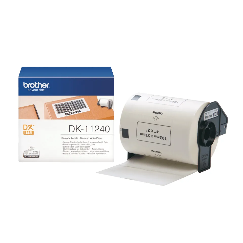Brother - DK 11240 (papírové / barcode - 600 ks) 102 x 51 mm