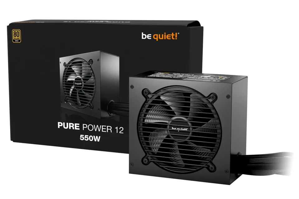 Be quiet! / zdroj PURE POWER 12 550W / ATX 3.1 / 120mm fan / 80 Plus Gold