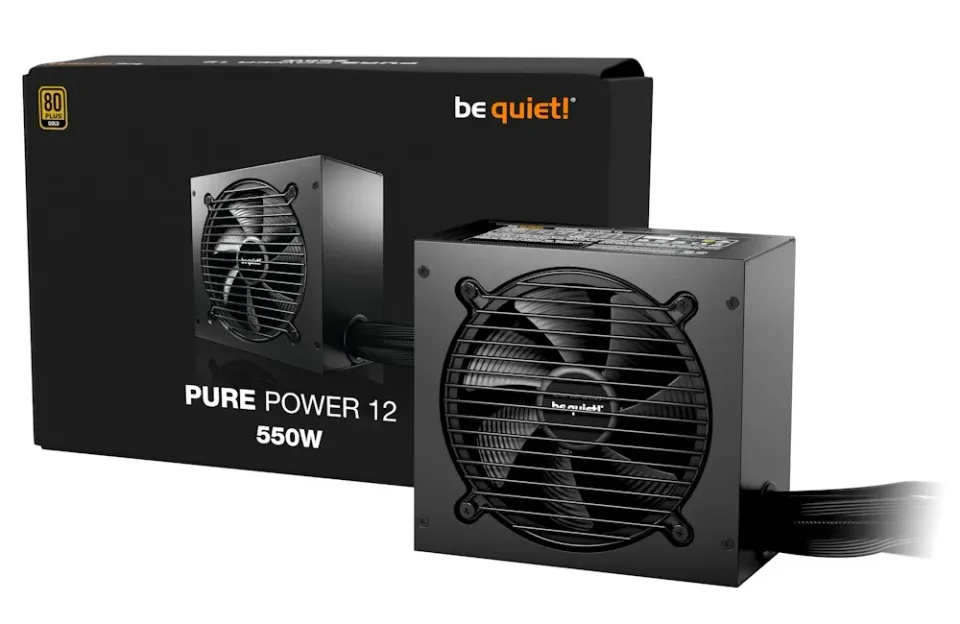 Be quiet! / zdroj PURE POWER 12 550W / ATX 3.1 / 120mm fan / 80 Plus Gold