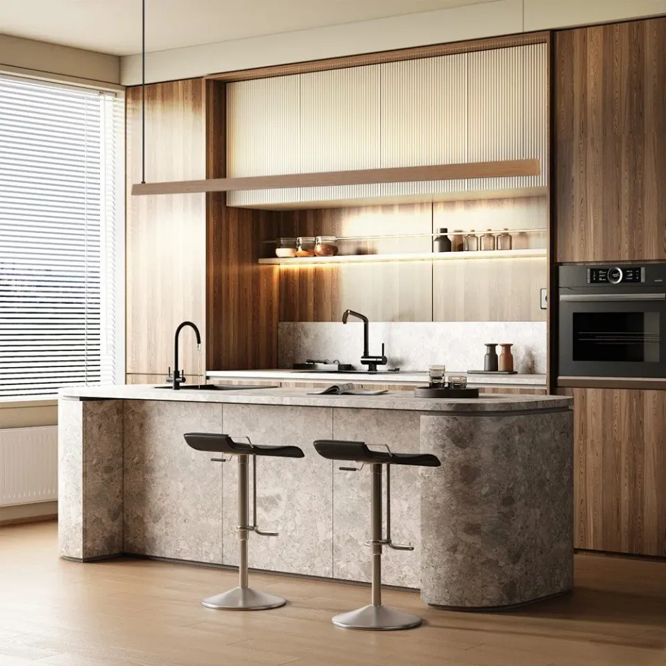 IMMAX NEO MADEIRA SMART lineár osvětlení, dřevo dub, 202cm, Wi-Fi, TUYA