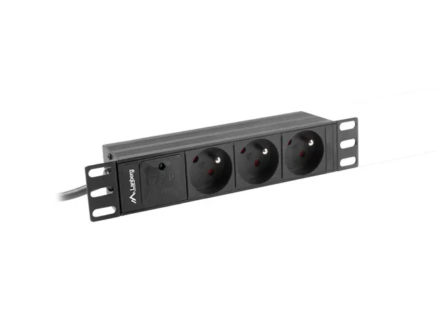 NAPÁJECÍ DISTRIBUČNÍ JEDNOTKA (PDU) 10" LANBERG 1U