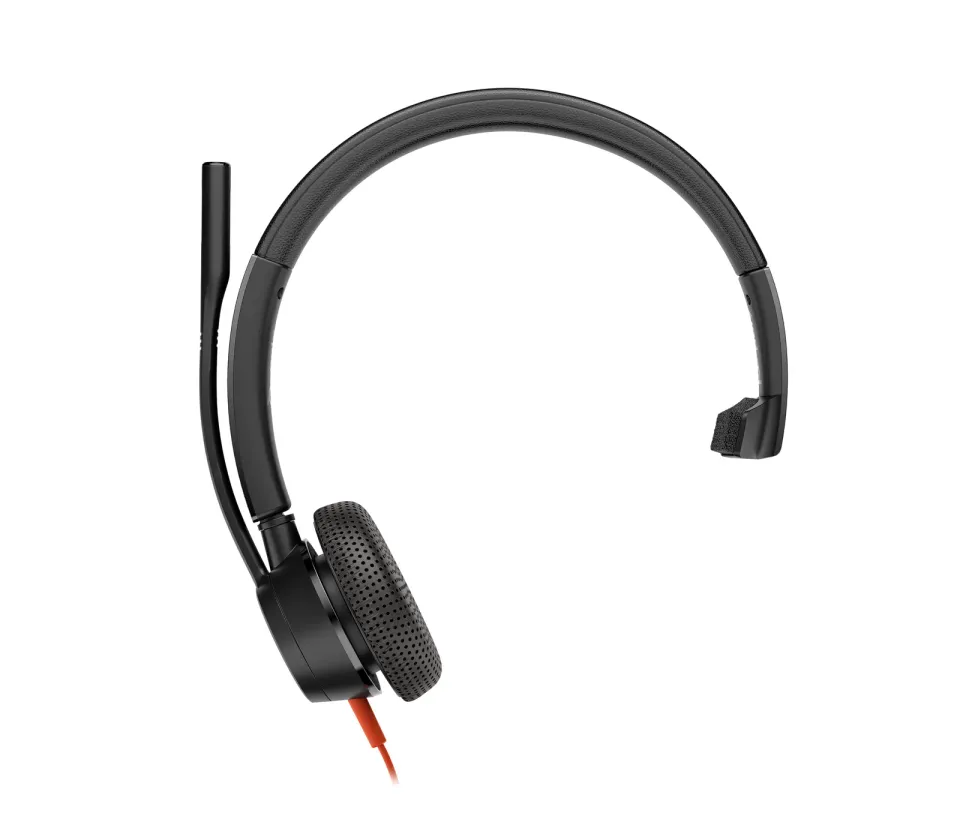 Poly Blackwire 3315 MS Teams náhlavní souprava, 3.5 mm jack + USB-C/A adaptér, mono