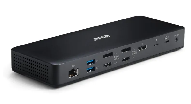 Club3D Dokovací stanice USB-C 16v1, 3xDP, 2xHDMI, 1xUSB-C, 3xUSB, 1xRJ45, 1x3.5mm, černá