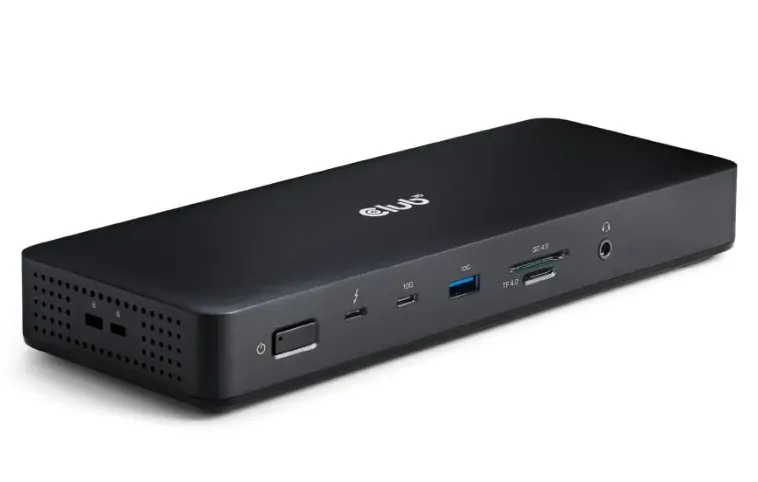 Club3D Dokovací stanice USB-C 16v1, 3xDP, 2xHDMI, 1xUSB-C, 3xUSB, 1xRJ45, 1x3.5mm, černá