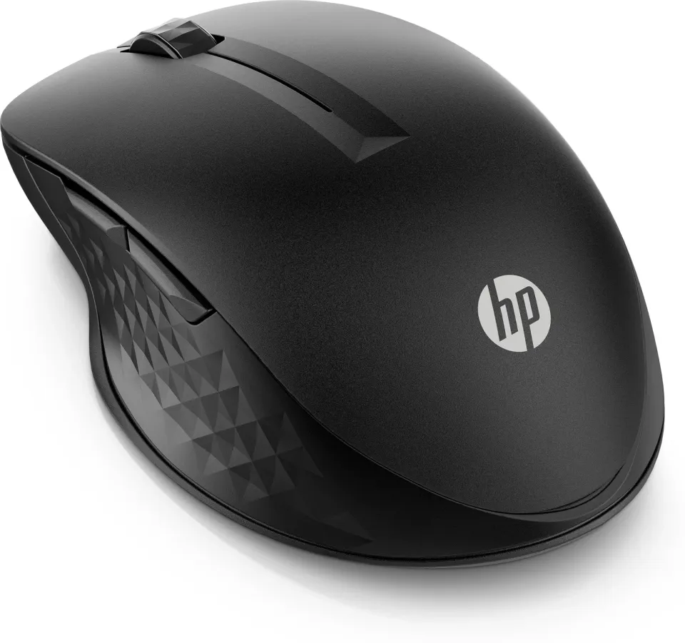 HP 430/Kancelářská/Optická/Pro praváky/4 000 DPI/USB+BT/Černá