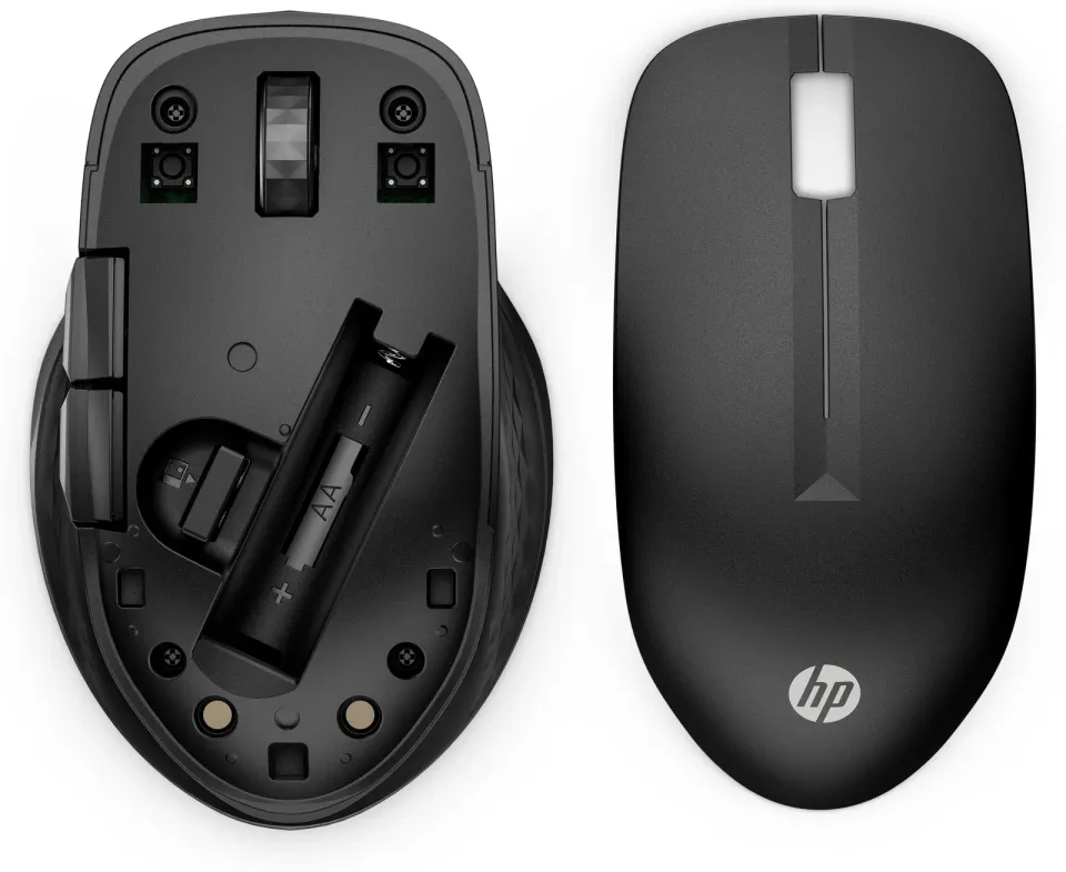 HP 430/Kancelářská/Optická/Pro praváky/4 000 DPI/USB+BT/Černá
