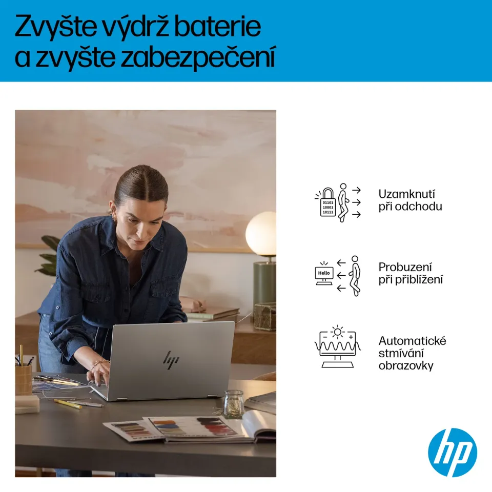 NTB HP OmniBook X Flip NG 16-as0433nc, Ultra 7-256V, Touch/16" 2K OLED, 16GB LPDDR5X, 1TB, Win 11,Stylus, 2Y On-site