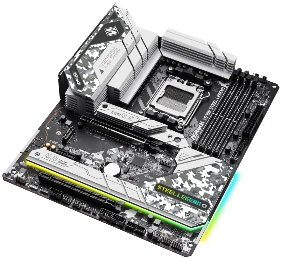 OPRAVENÉ - ASRock X670E Steel Legend / AMD X670 / AM5 / 4x DDR5 / 4x M.2 / HDMI / DP / USB-C / WiFi / ATX