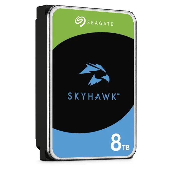 SEAGATE ST8000VX010 hdd SkyHawk 8TB CMR 256MB cache 180MB/s (24x7) SATA3-6Gbps