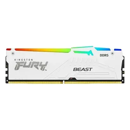 KINGSTON 32GB 5600MT/s DDR5 CL40 DIMM (Kit of 2) FURY Beast White RGB XMPP