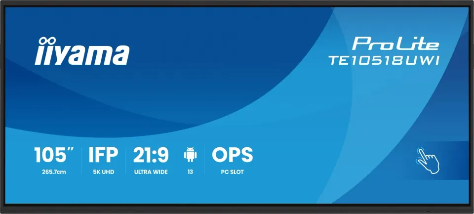 105" iiyama TE10518UWI-B1AG: VA,5K,Android 11