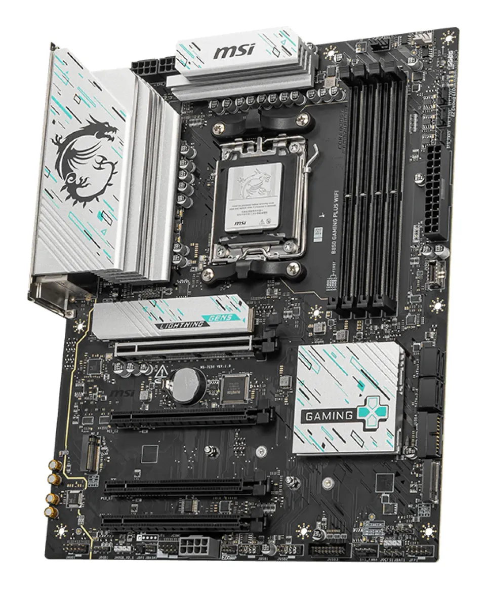 MSI B850 GAMING PLUS WIFI, AM5, AMD B850, 4x DDR5, ATX