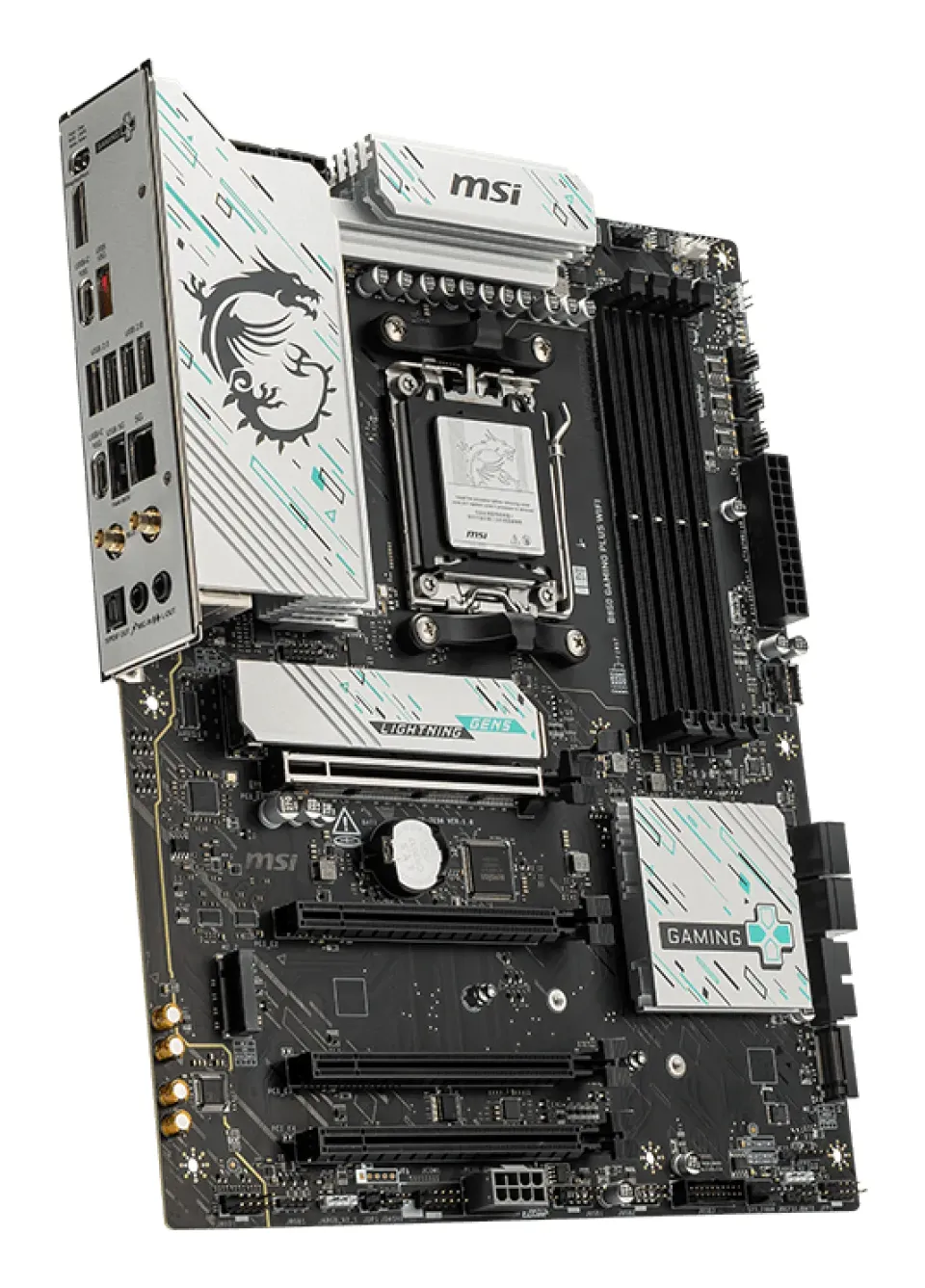 MSI B850 GAMING PLUS WIFI, AM5, AMD B850, 4x DDR5, ATX