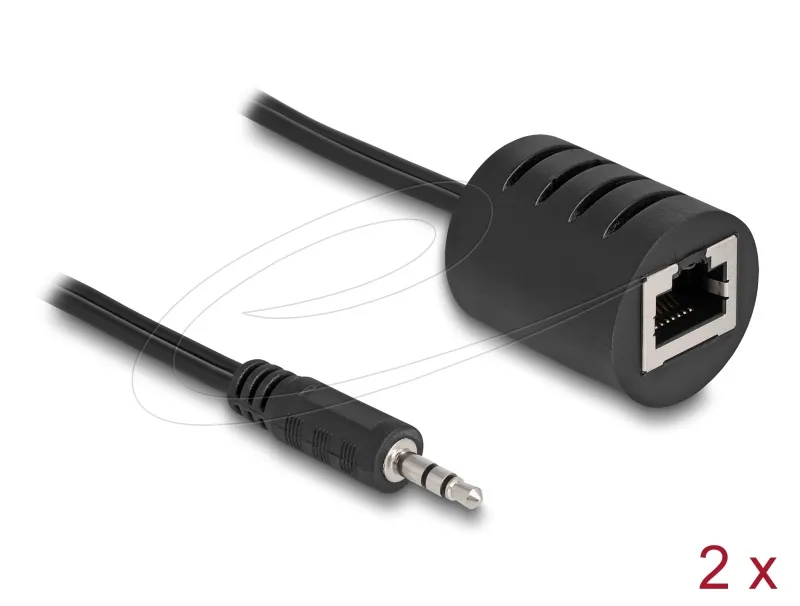 Delock Prodlužovač stereofonního zvukového signálu ze zásuvky RJ45 na zástrčkový