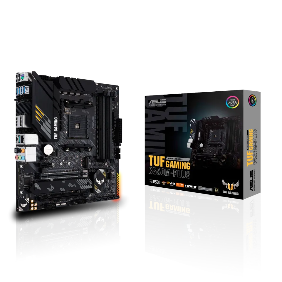 ASUS MB TUF GAMING B550M-PLUS soc.AM4 B550 DDR4 mATX M.2 HDMI DP
