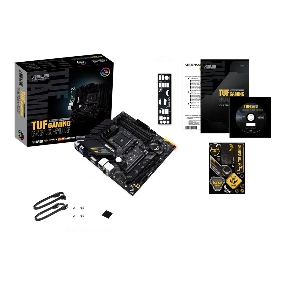 ASUS MB TUF GAMING B550M-PLUS soc.AM4 B550 DDR4 mATX M.2 HDMI DP