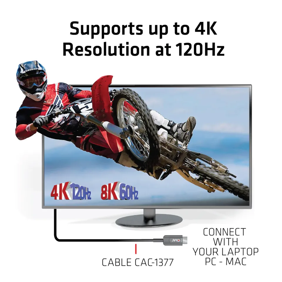 Club3D Kabel HDMI, Ultra Rychlý HDMI™ Certifikovaný AOC Cable, 4K120Hz/ 8K60Hz (M/M), 15m