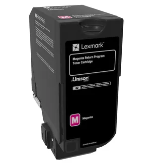 Lexmark CS720, CS725, CX725 Magenta Return Programme Toner Cartridge - 3 000 str