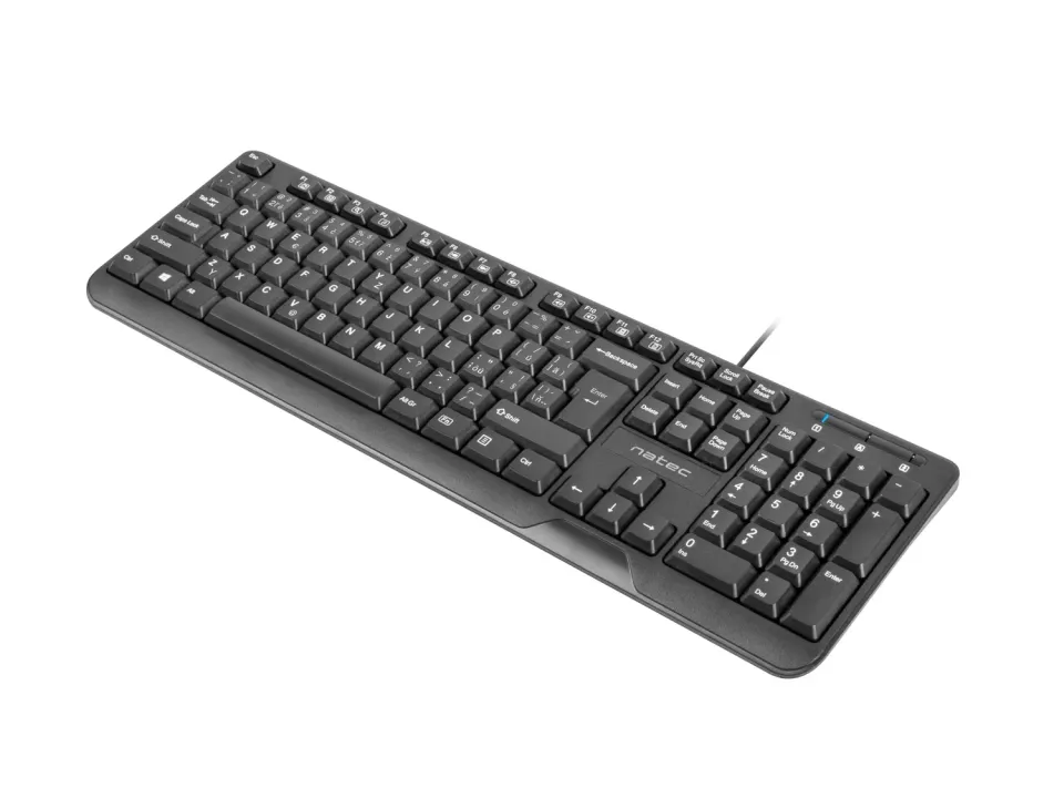 Natec Trout/Drátová USB/CZ-SK layout/Černá