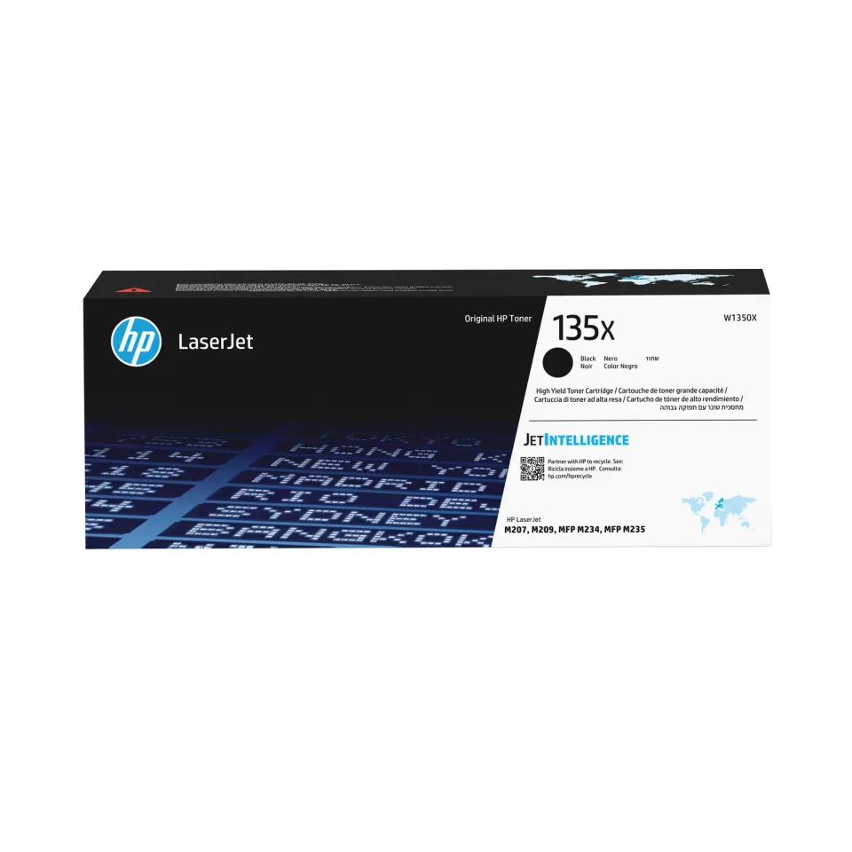 HP W1350X originální černý toner velký č.135X cca 2400str. (pro LJ M209, M234)