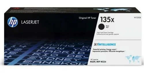 HP W1350X originální černý toner velký č.135X cca 2400str. (pro LJ M209, M234)