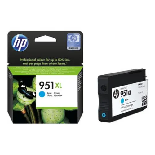 HP CN046AE originální náplň azurová č.951XL velká (cca 1500 stran, cyan, pro OJ 8100, 8600)