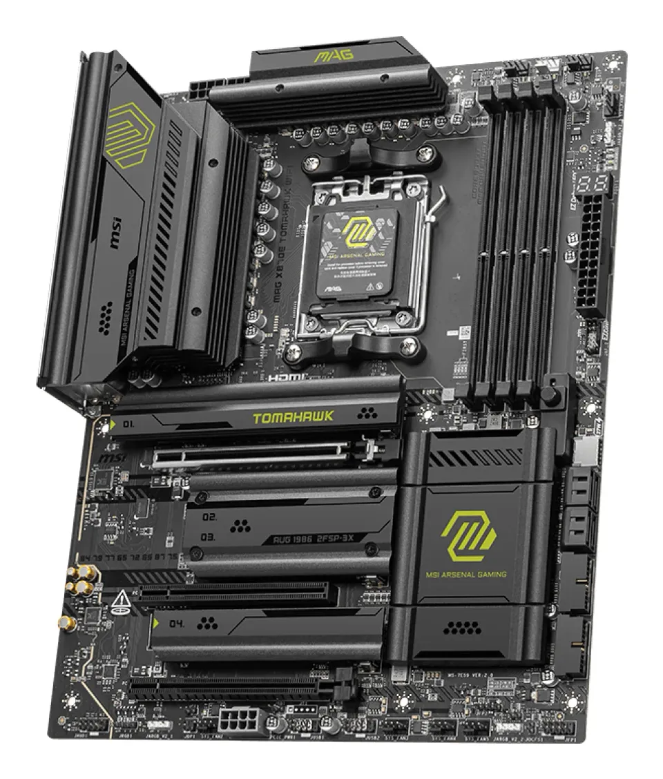 MSI MAG X870E TOMAHAWK WIFI, AM5, AMD X870E, 4x DDR5, ATX