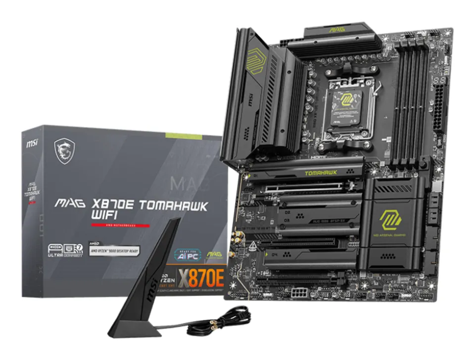 MSI MAG X870E TOMAHAWK WIFI, AM5, AMD X870E, 4x DDR5, ATX