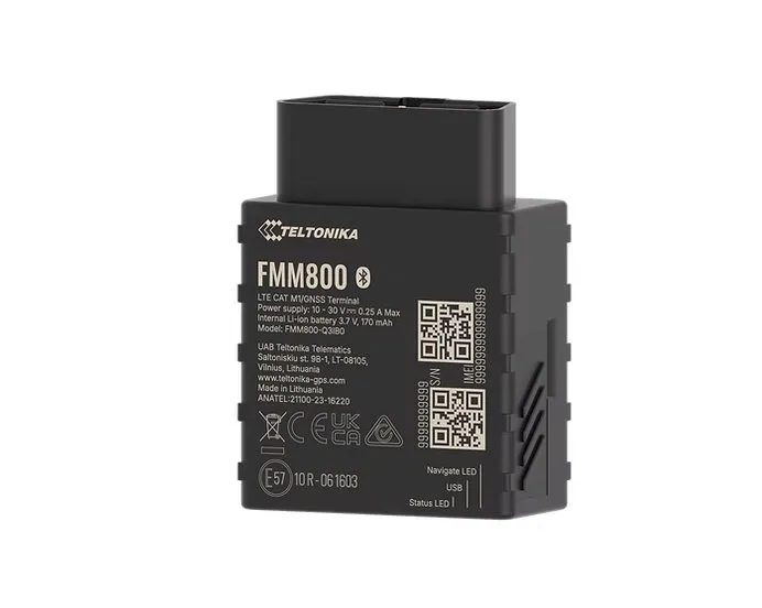 TELTONIKA TELEMATICS FMM800 - 4G LTE Cat 1 Plug & Play tracker BG95-M3