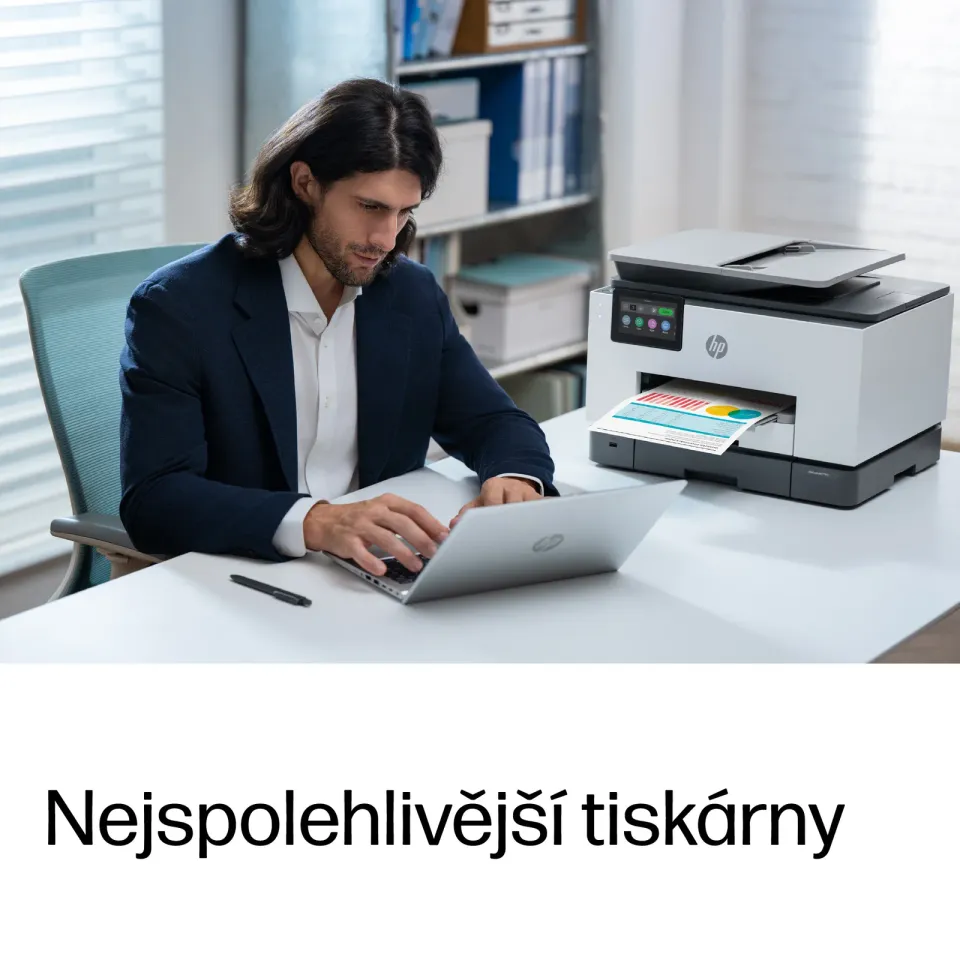 HP Officejet Pro 9132e All-in-One MFP A4 USB+LAN RJ45+WIFI duplex ADF (22/18 stran/min, multifunkce tiskárna/kopírka copy/scanner/fax), Instant Ink, HP+