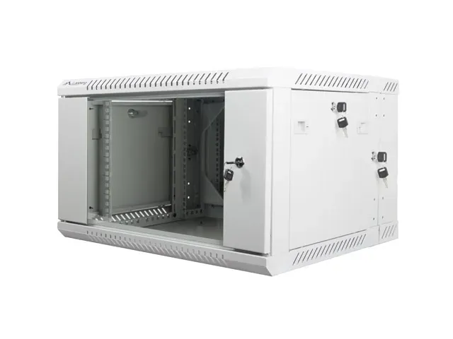 LANBERG RACKOVÁ SKŘÍŇ 19" DVOUDÍLNÁ NÁSTĚNNÁ 6U/600X600 (FLAT PACK) ŠEDÁ