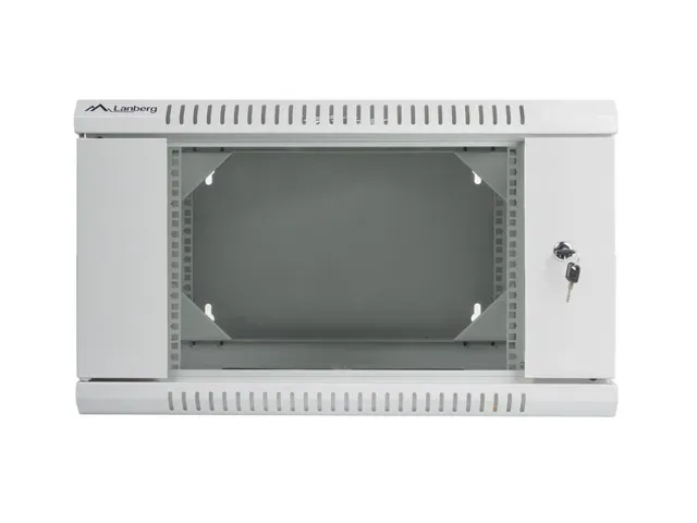 LANBERG RACKOVÁ SKŘÍŇ 19" DVOUDÍLNÁ NÁSTĚNNÁ 6U/600X600 (FLAT PACK) ŠEDÁ