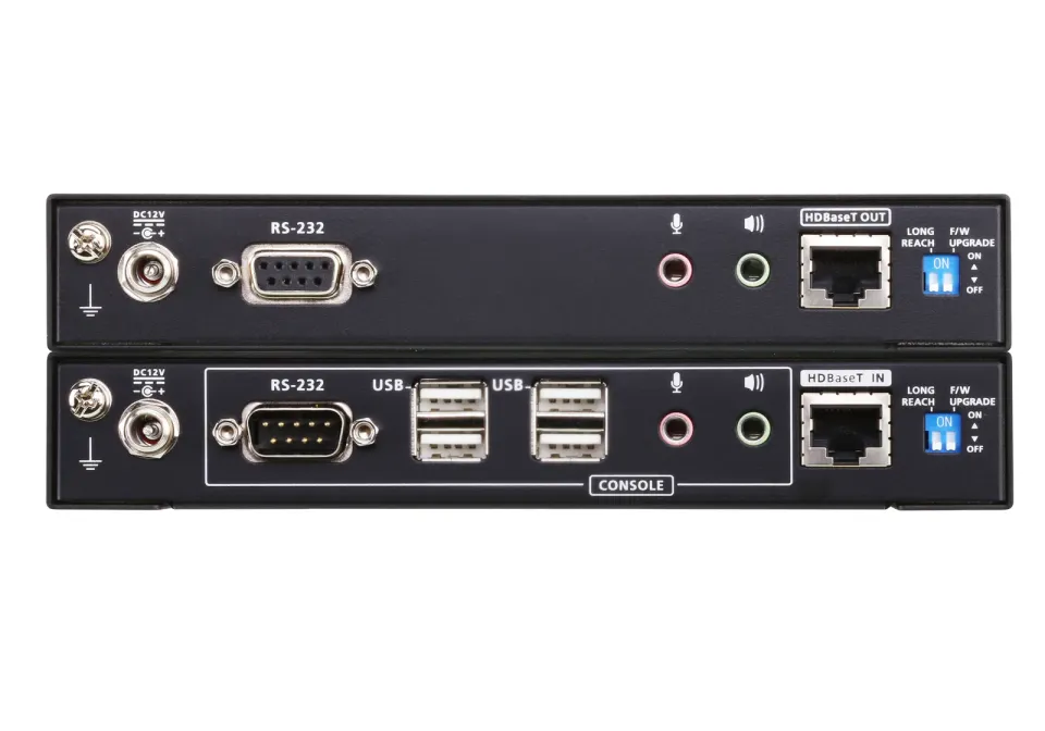 ATEN USB DisplayPort Dual View HDBaseT 2.0 KVM Extender (4K@100 m)