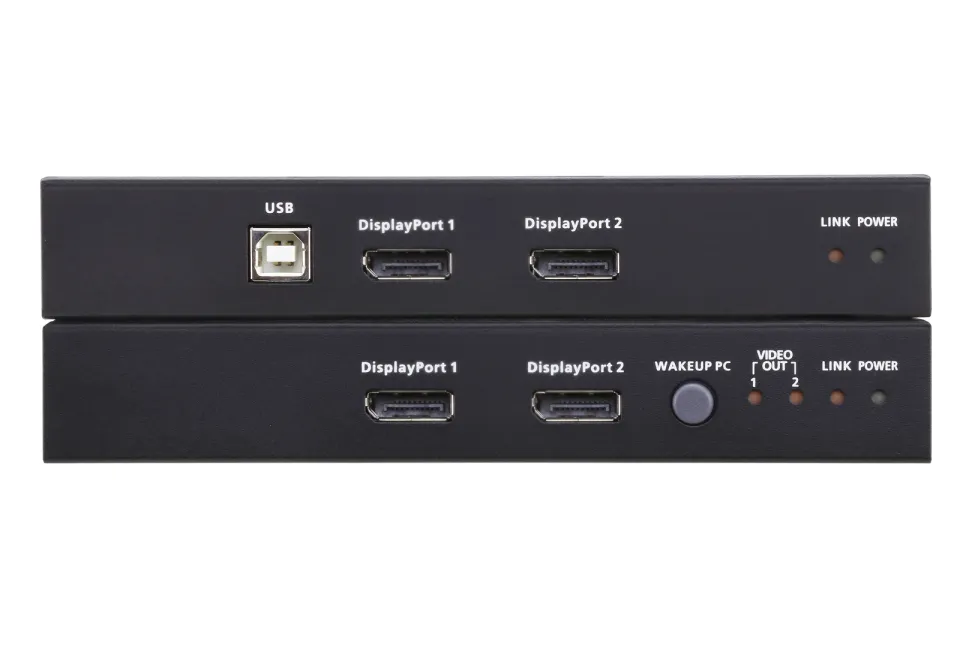 ATEN USB DisplayPort Dual View HDBaseT 2.0 KVM Extender (4K@100 m)