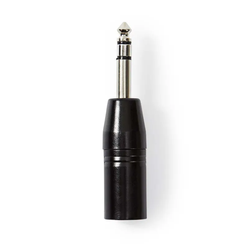 Nedis COTP15943BK - XLR Stereofonní Adaptér | XLR 3pinová Zástrčka – 6,35mm Zást