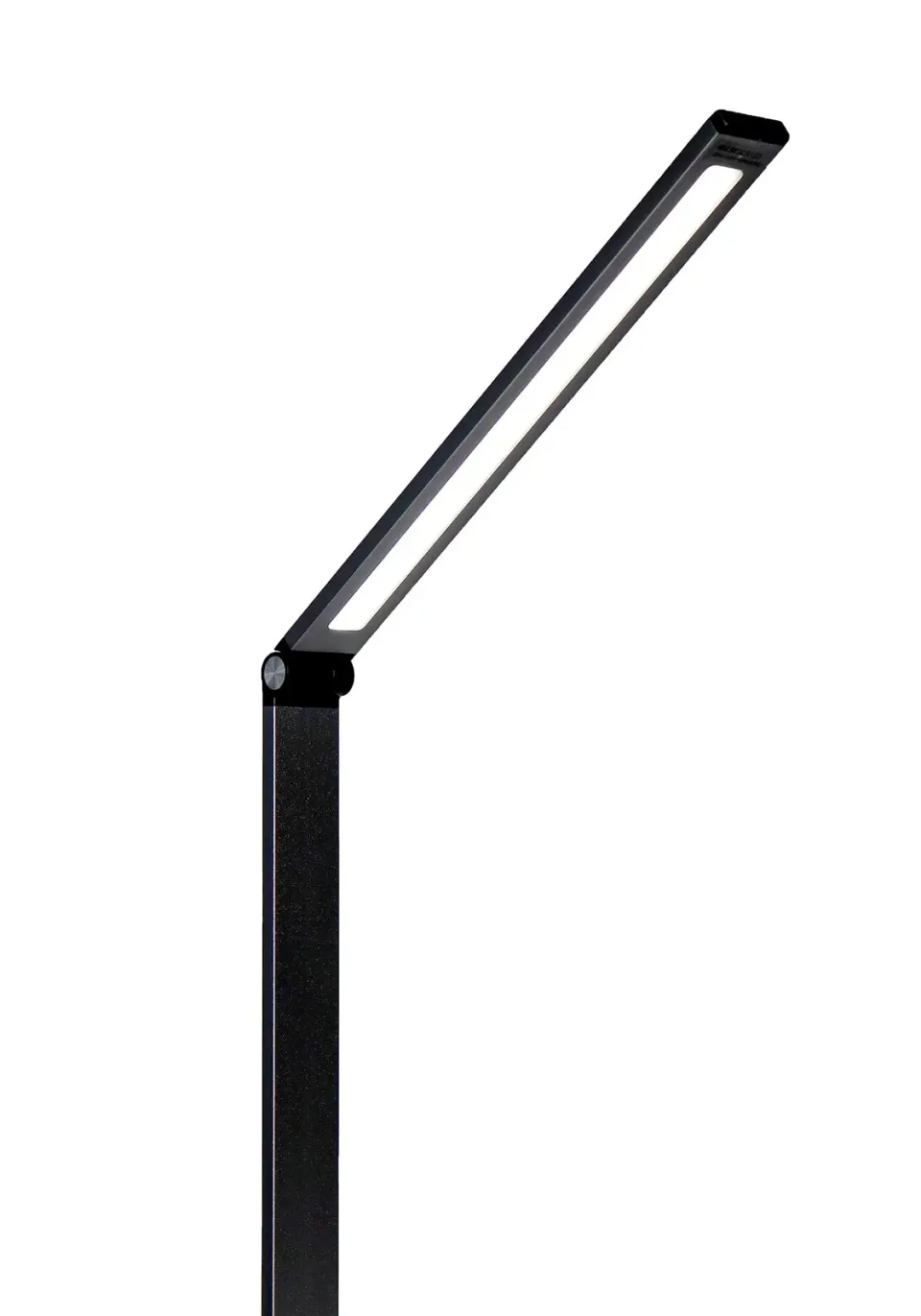Platinet PDL888B stolní LED lampa 10W stmívatelná, bezdrátové nabíjení, USB port, černá