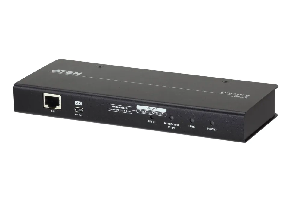 ATEN 1-Local/Remote Share Access Single Port VGA KVM over IP Switch (1920 x 1200