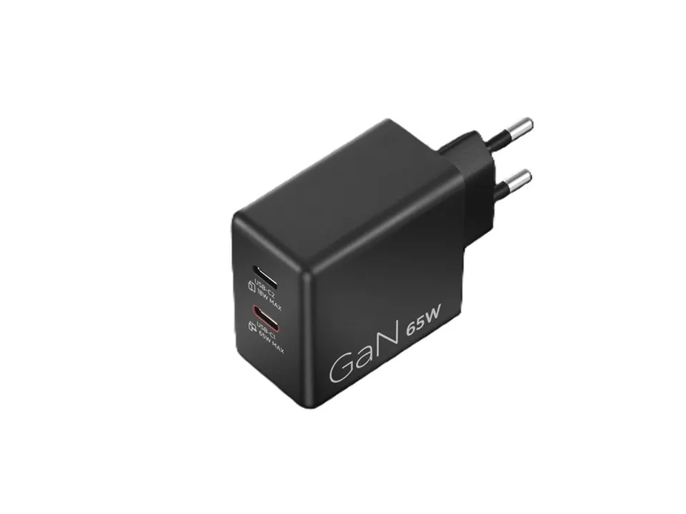 Lenovo Dual USB-C 65W GaN Charger - duální nabíječka 2x USB-C, 45W + 18W, černá