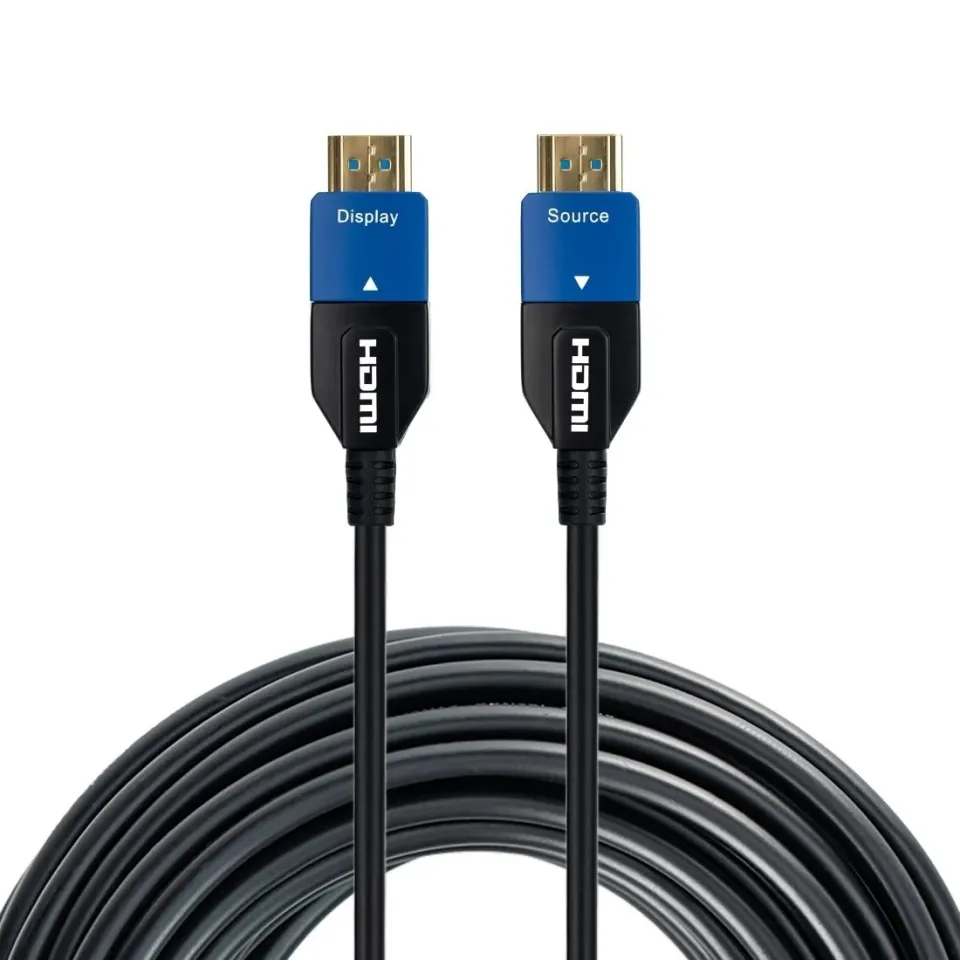 PremiumCord Ultra High Speed HDMI 2.1 optický kabel 8K@60Hz 4K@120Hz 10m zlacený
