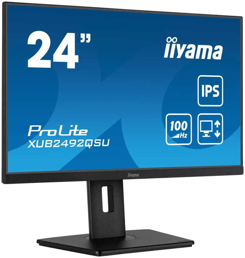 iiyama ProLite/XUB2492QSU-B1/23,8"/IPS/QHD/100Hz/0,5ms/Black/3R